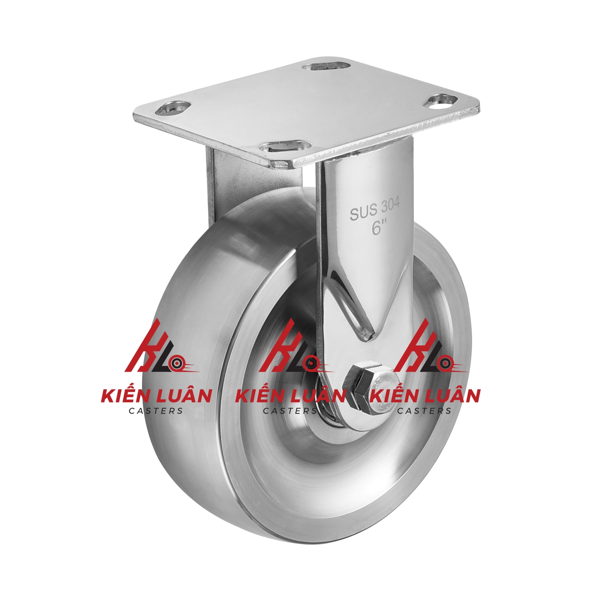 Bánh xe đẩy Full Inox 304,316 - 4Inch/5Inch/6Inch/8Inch