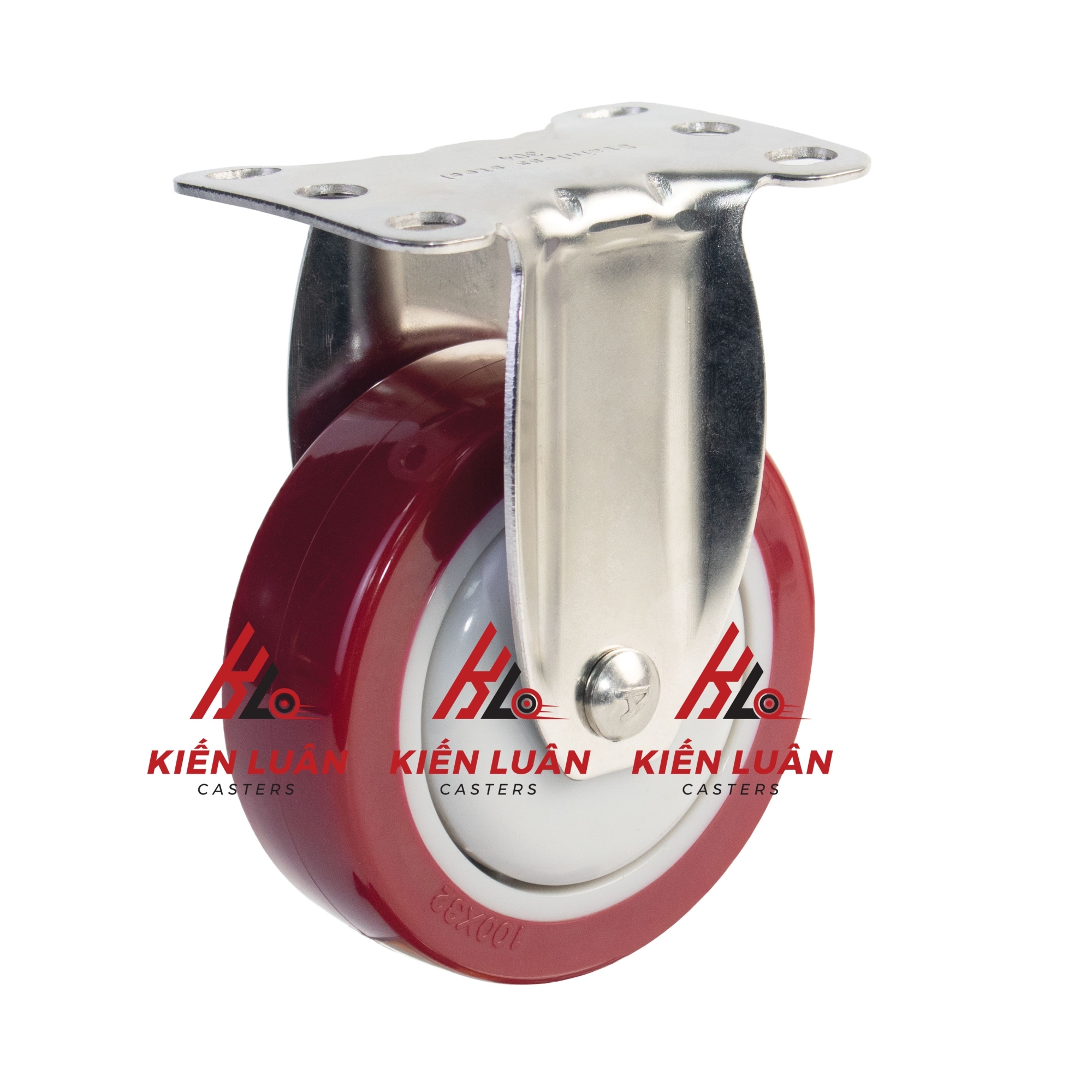 Bánh xe đẩy PU Inox 304 - 3Inch/4Inch/5Inch