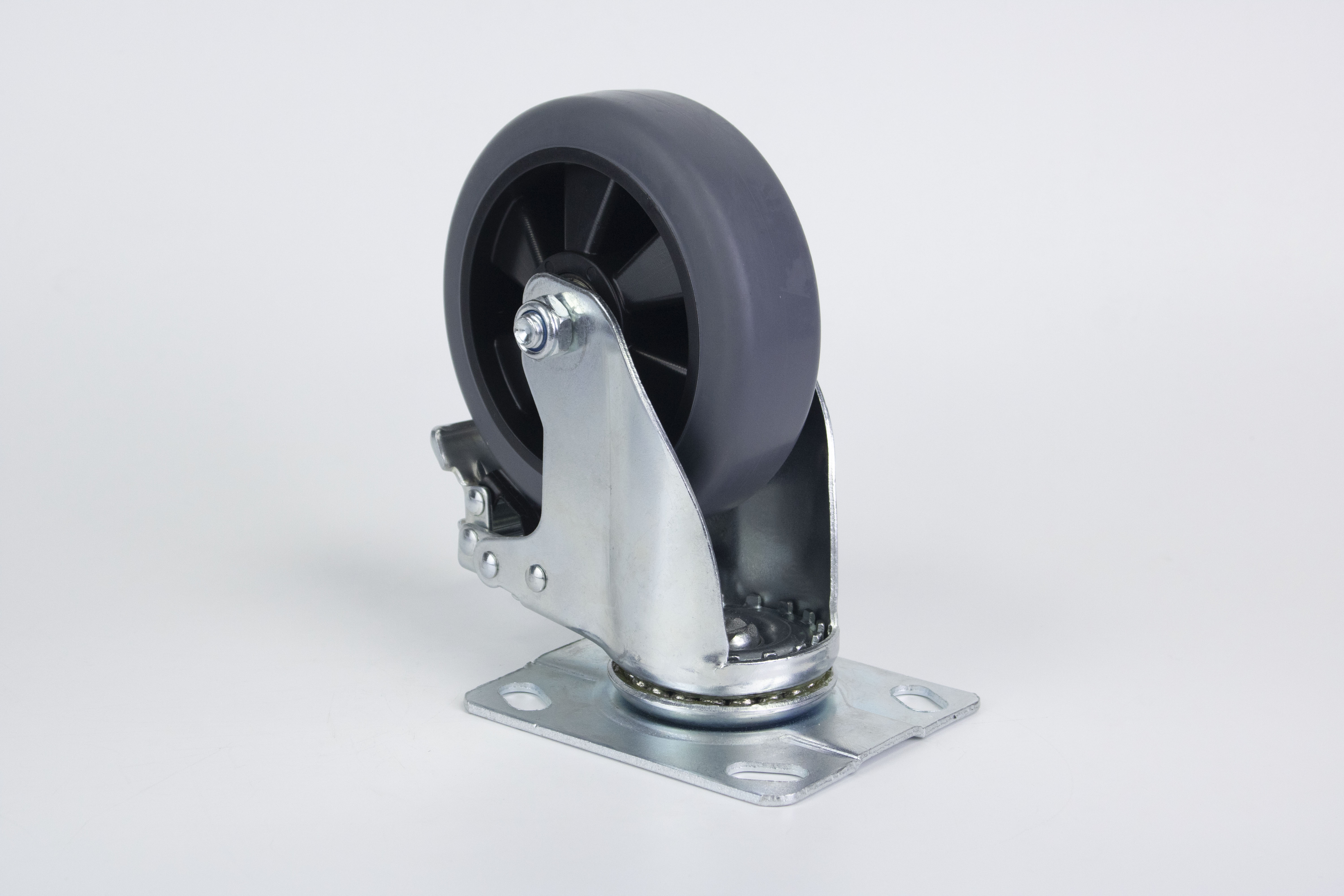 Bánh xe Pleyma TPR - Xoay Khóa - 5Inch