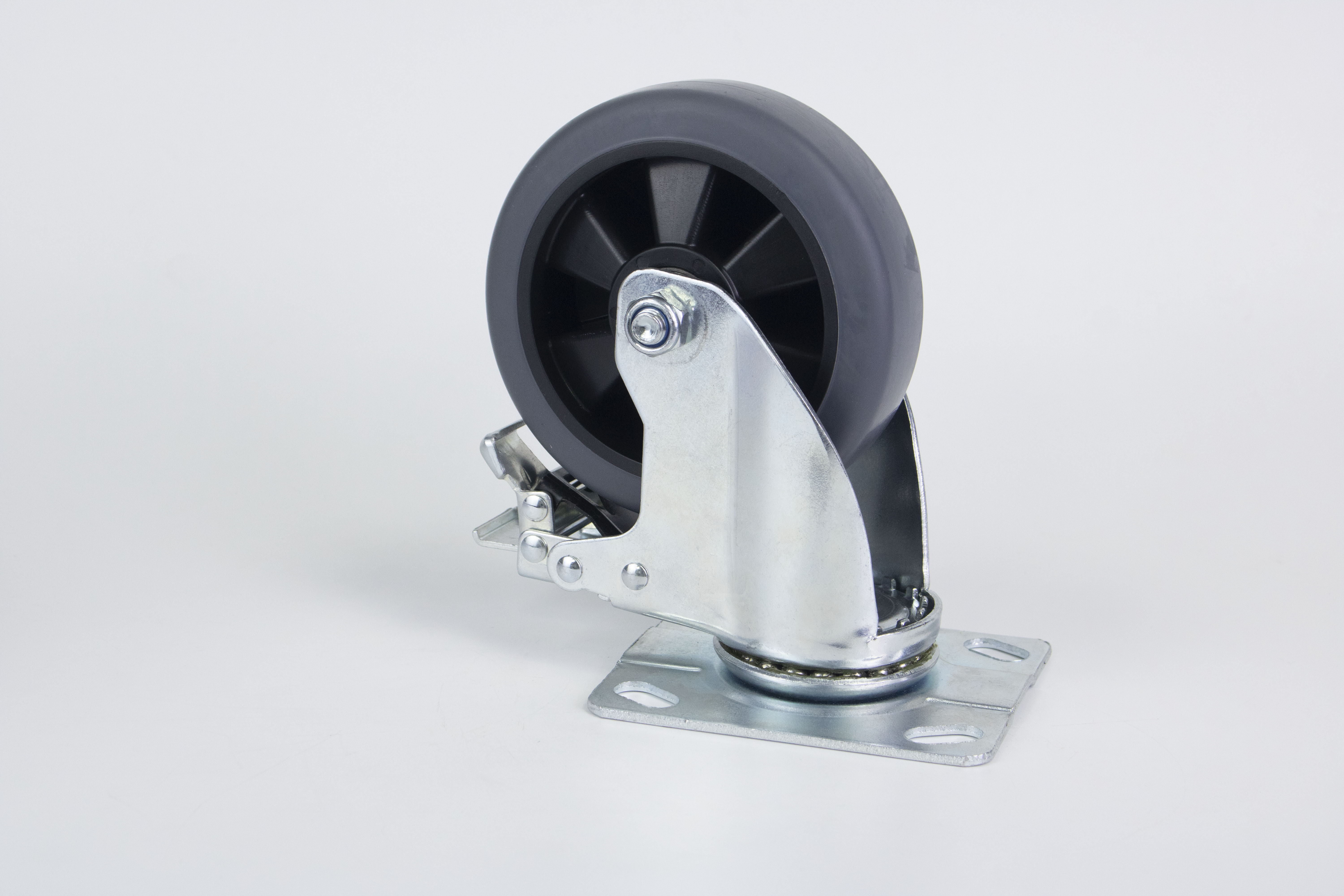 Bánh xe Pleyma TPR - Xoay Khóa - 5Inch